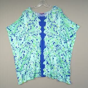 Lilly Pulitzer Caftan Top Womens S/M Jungle Koala Print